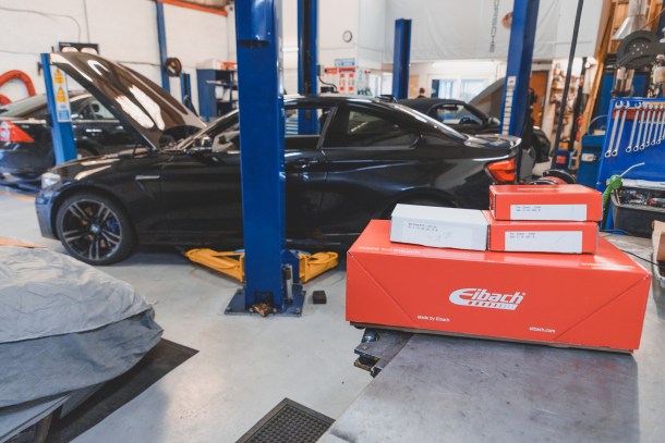 F87 M2: Eibach Springs & Spacers
