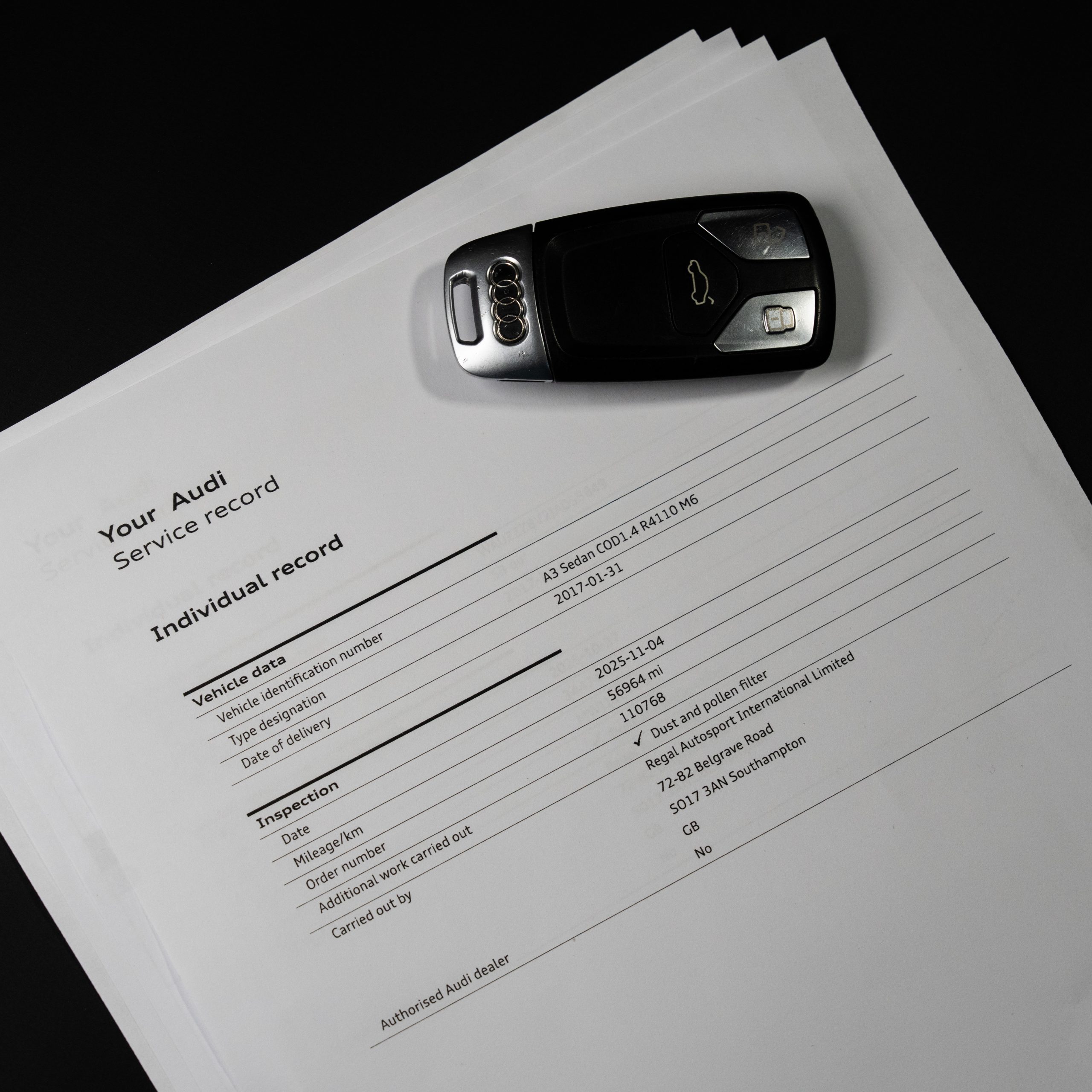 ONLINE SERVICE RECORD